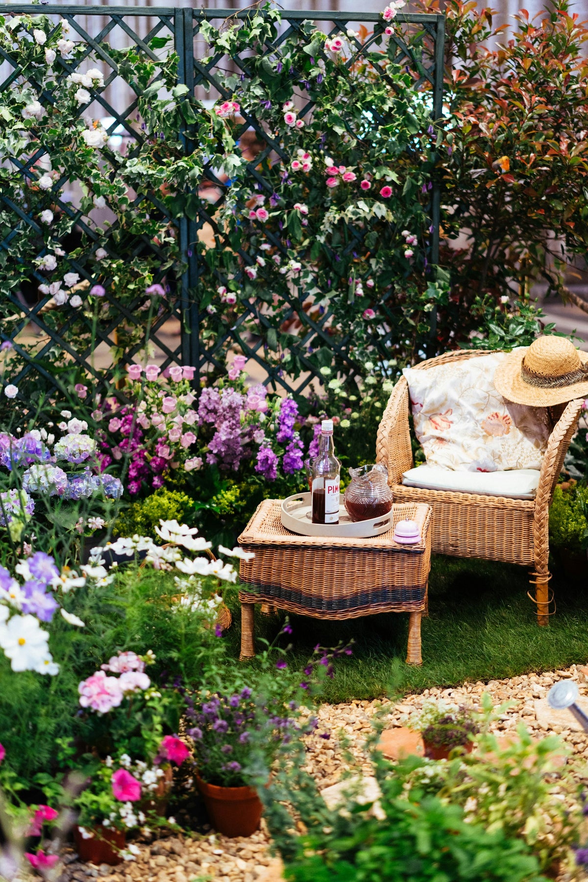 Coordinated outdoor patio look