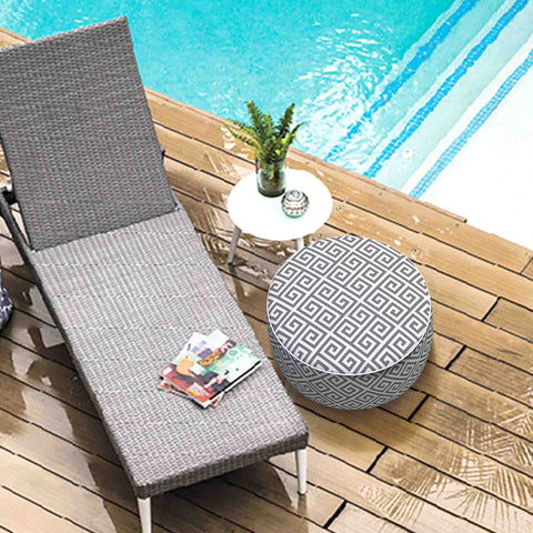 Inflatable Ottoman MagMaze Grey in pool
