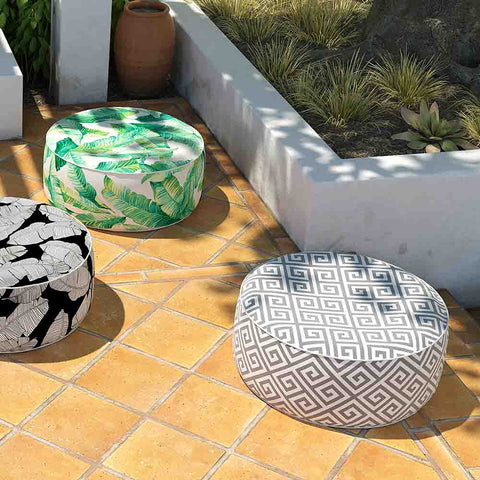 Inflatable Ottoman MagMaze Grey outdoor