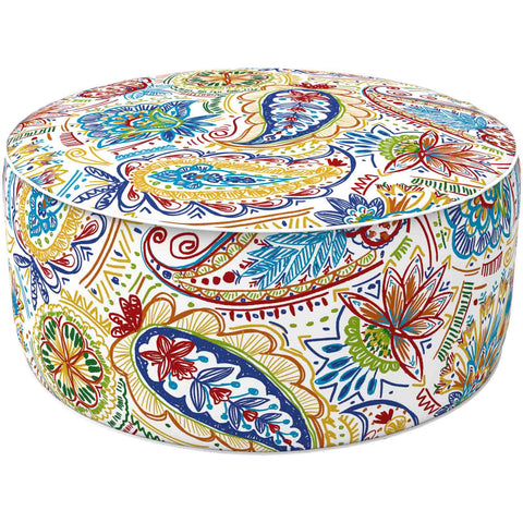 Inflatable Ottoman Paisley Chili LVTXIII Outdoor