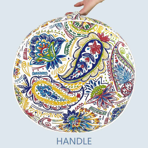 Inflatable Ottoman Paisley Chili LVTXIII Outdoor