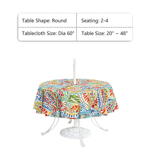 Round Table Covers|LVTXIII Outdoor-cloth table cloth