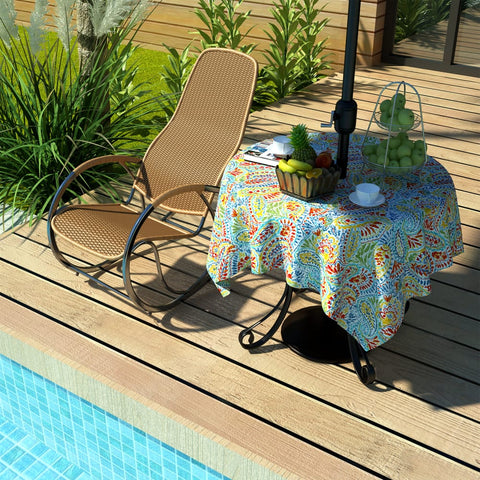 Round Table Covers|LVTXIII Outdoor-tablecloth&patio umbrella