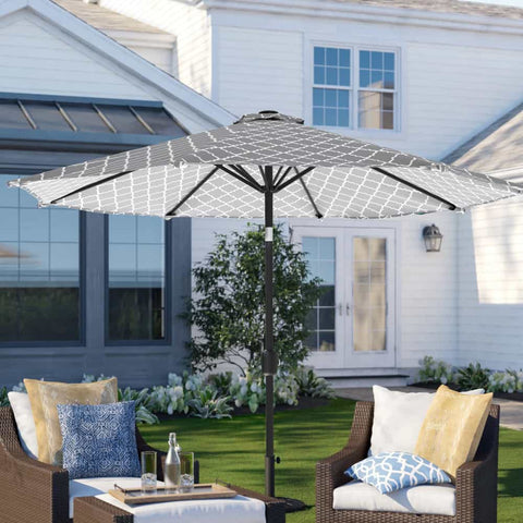 Patio outdoor umbrella Geomentry Grey LVTXIII Outdoor