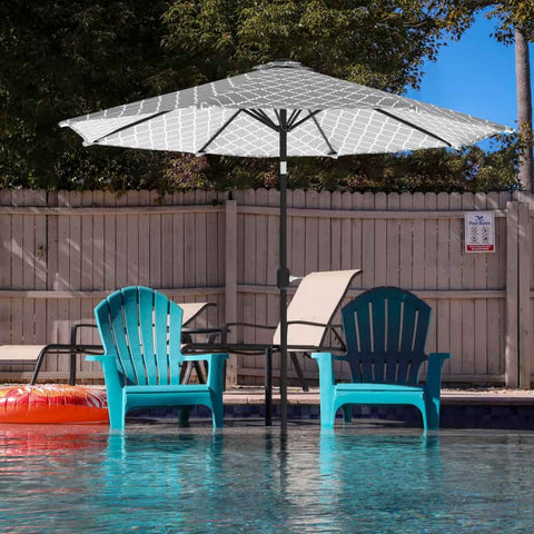 Patio outdoor umbrella Geomentry Grey LVTXIII Outdoor