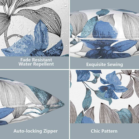 lumbar decor pillow with zipper