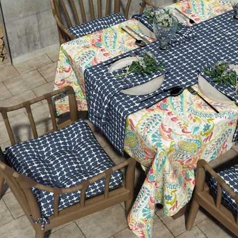 No Slip Chair Pads with tablecovers