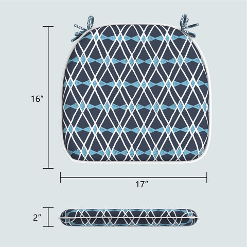outdoor patio chair pads size