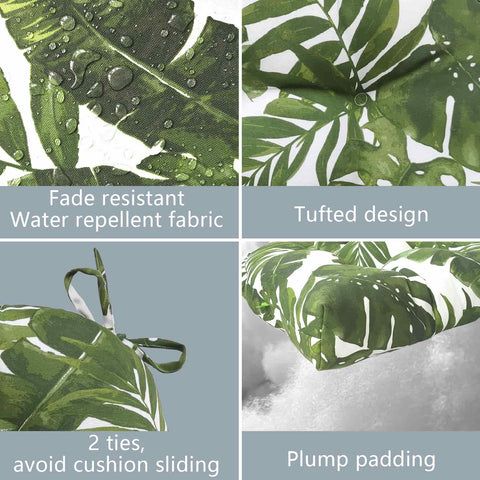 palm leaf outdoor seat cushions waterproof