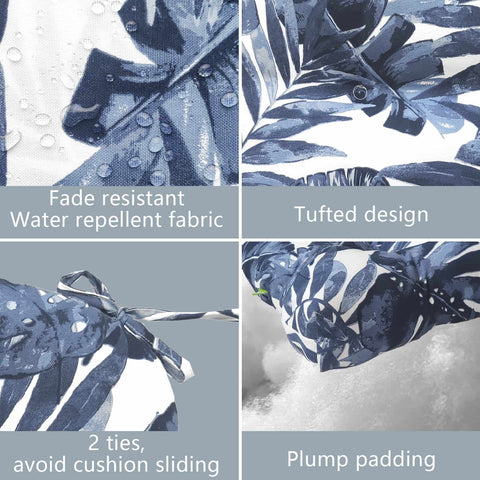 palm tree seat cushions padding