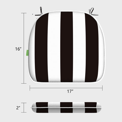 patio chair pads size
