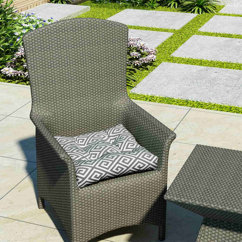 square chair pads on desk
