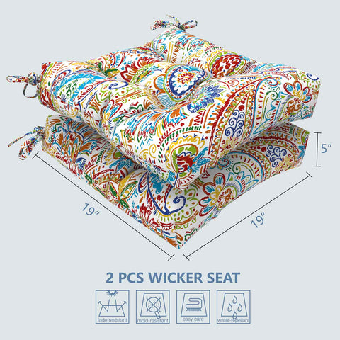 square outdoor chair pads size