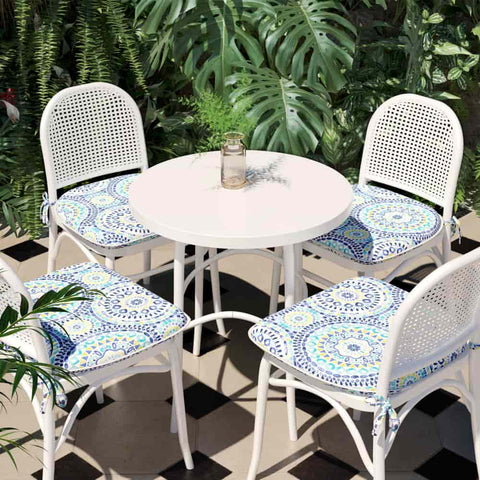 tufted chair pads with ties desk