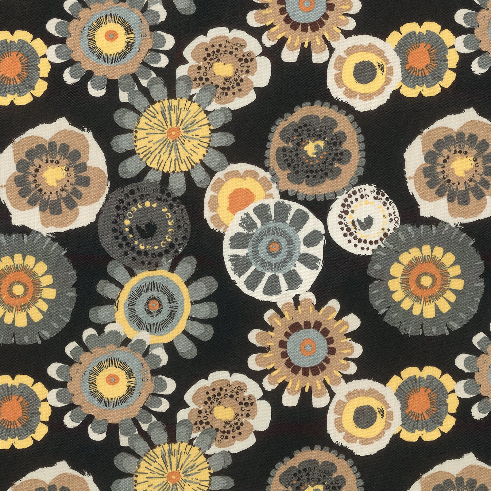 Midnight Sunflower Medallions