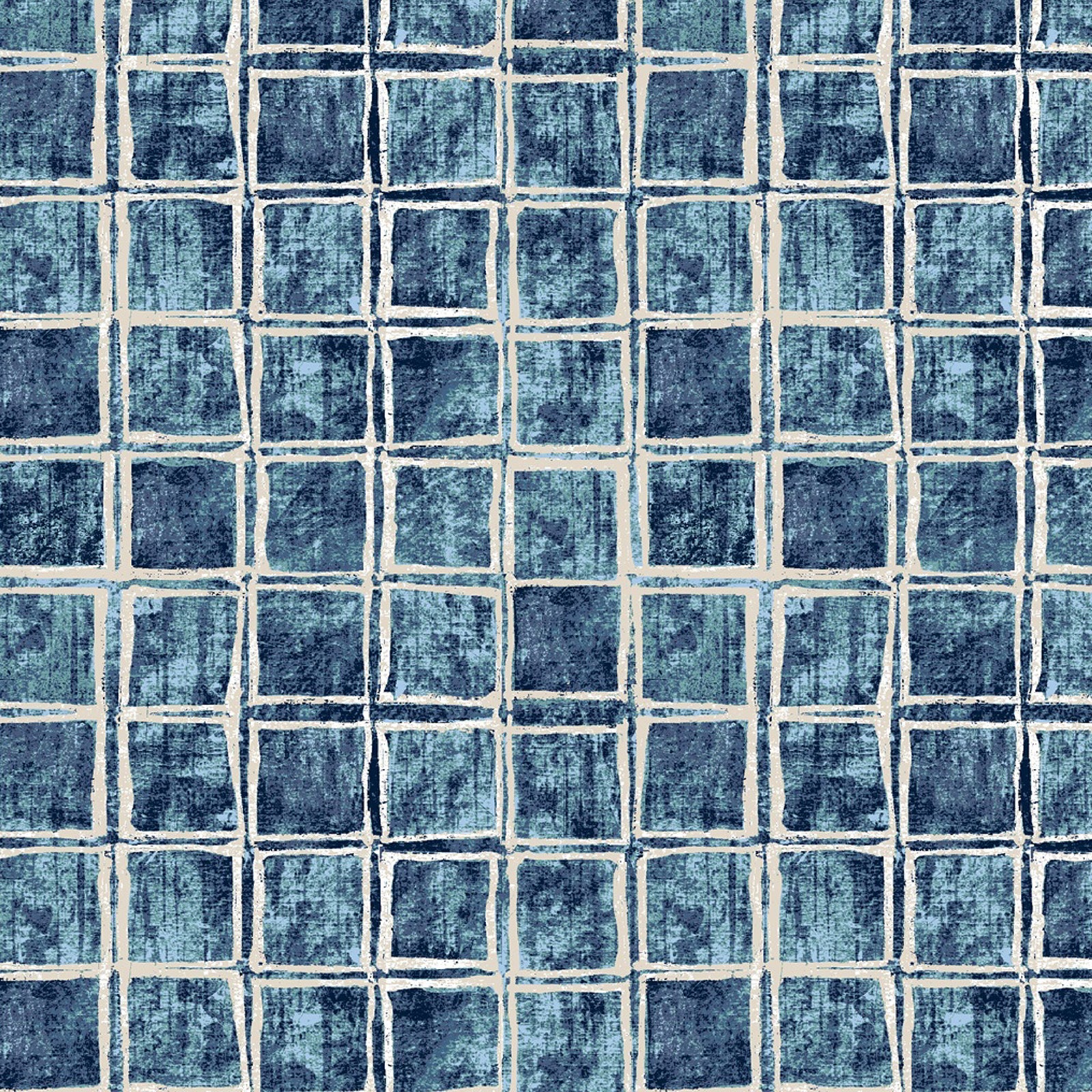 Denim Blue Checkered
