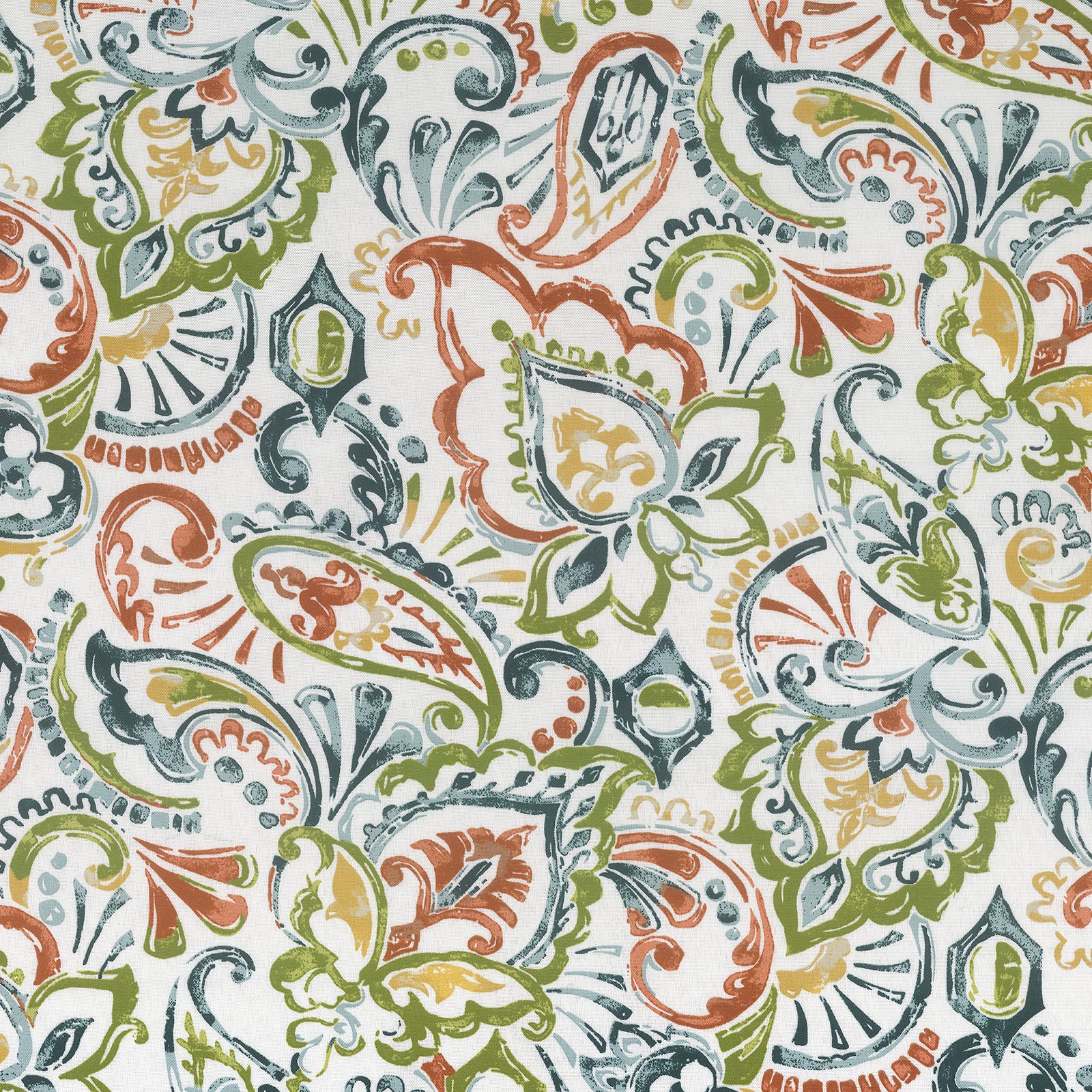 Sage Botanical Paisley