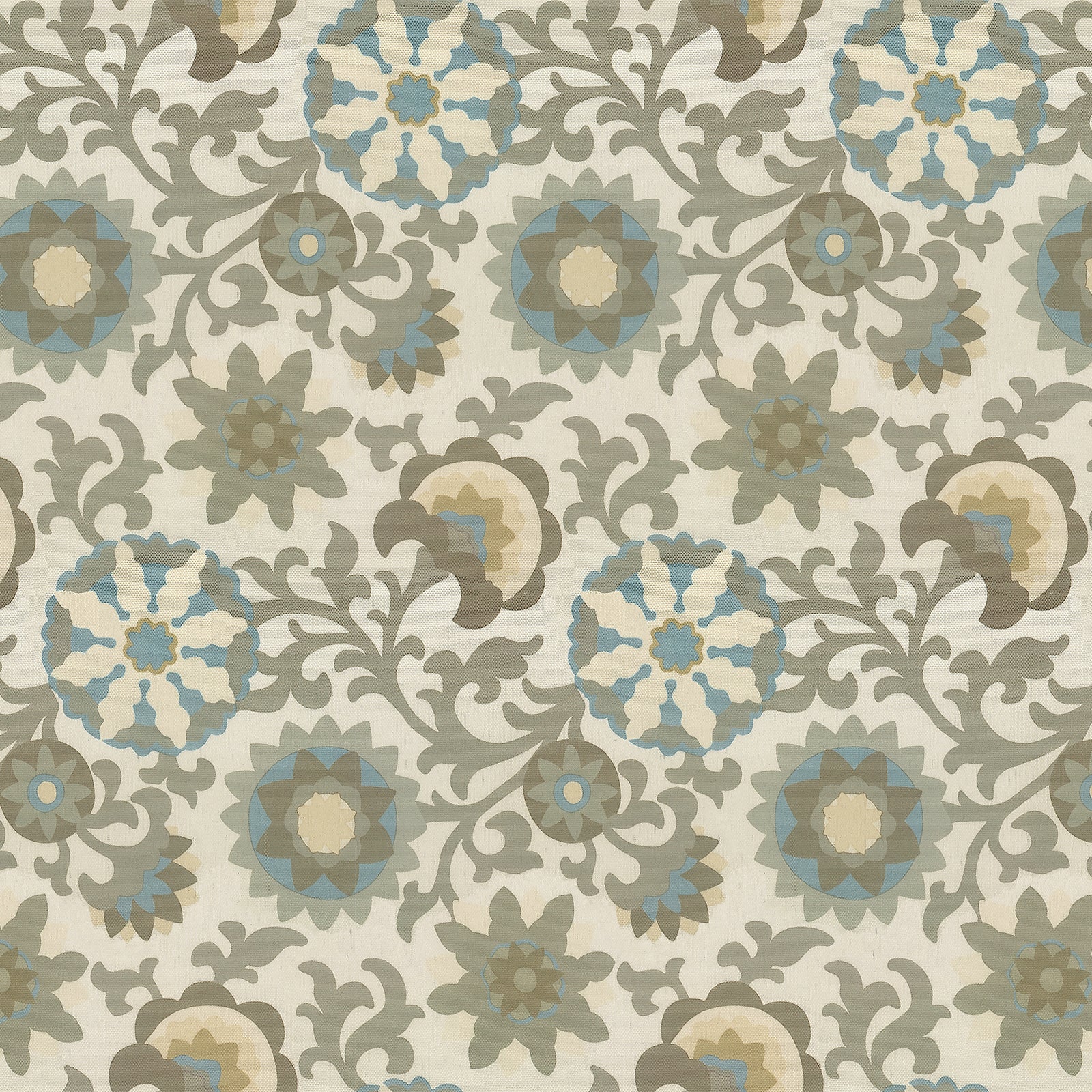 Mist Damask Floral